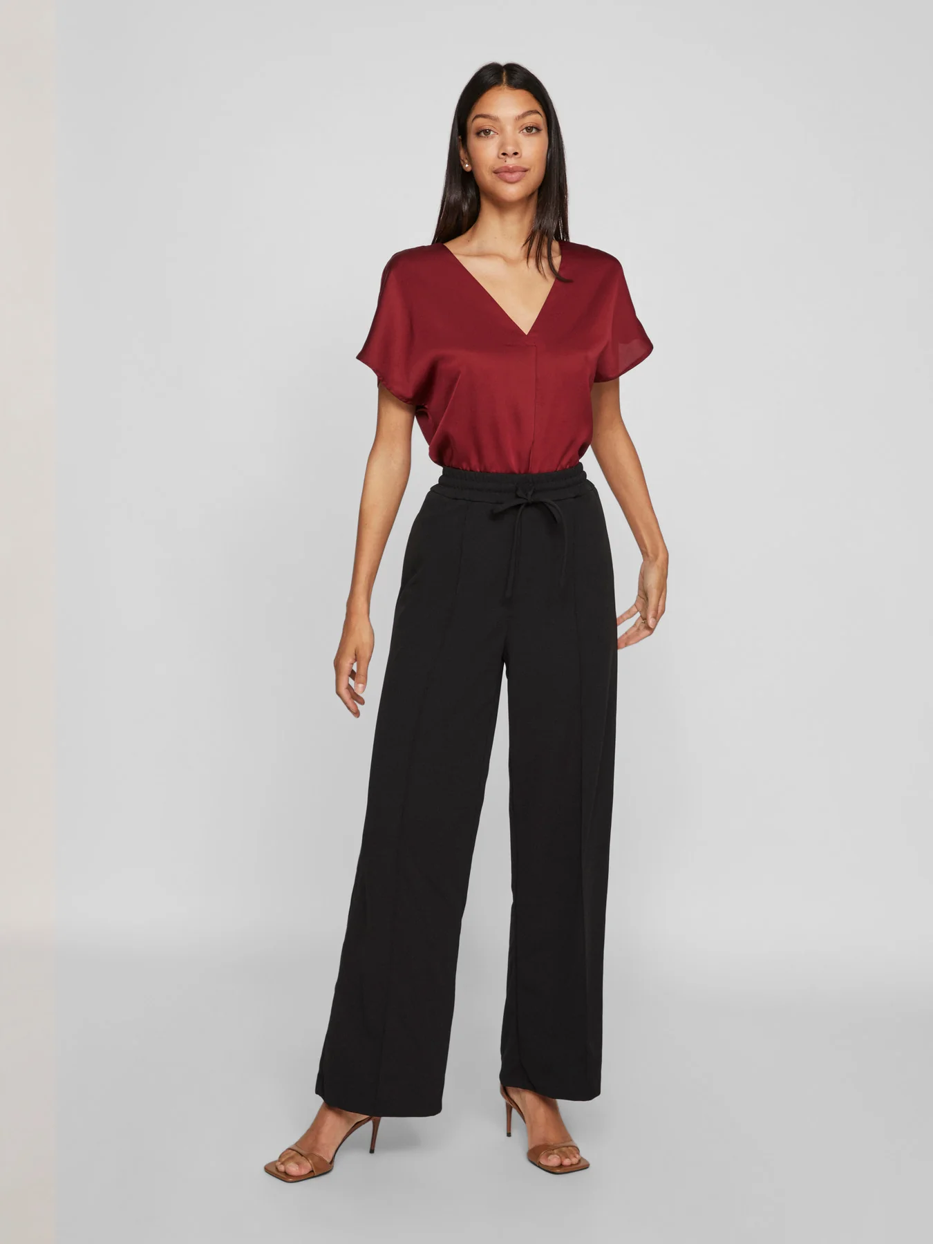 Broek - CLUA HW WIDE PANTS - Vila - Image 5