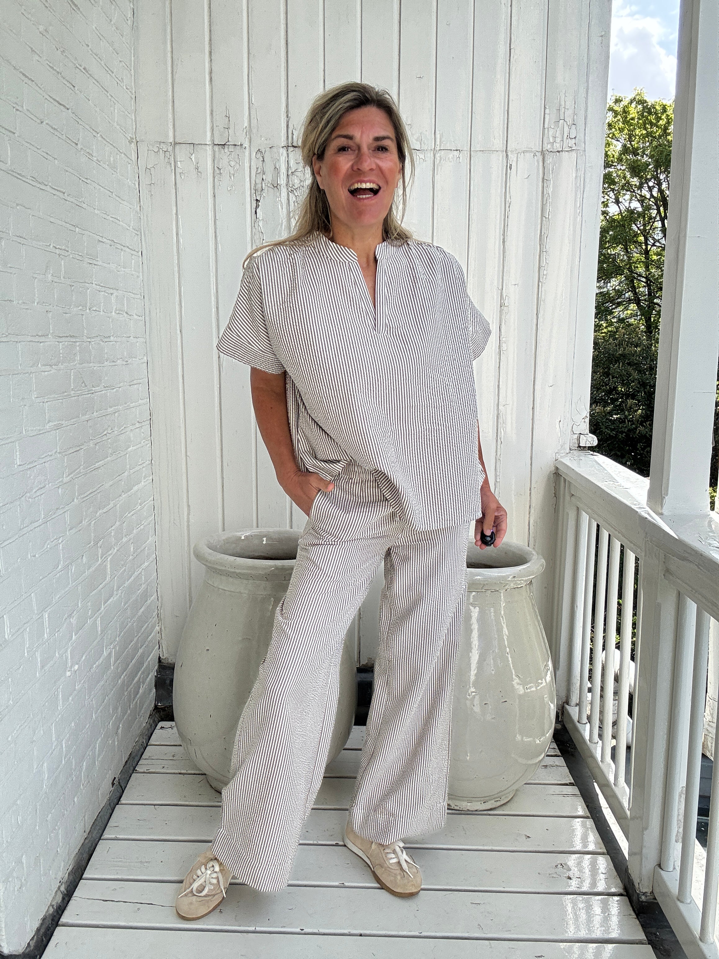 Top - KALEA V-NECK SS TOP - VILA - Image 6